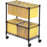 File Carts- 2-tier Rolling File Cart  OE806 | TENAQUIP
