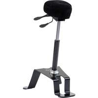 TA 180™ Ergonomic Sit/Stand Welding Chair, Sit/Stand, Adjustable, Fabric Seat, Black/Grey  OP276 | TENAQUIP