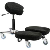 VEGA Welding Grade Ergonomic Chair, Suede, Black, 300 lbs. Capacity  OP509 | TENAQUIP
