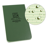 Top-Bound Memo, Soft Cover, Green, 100 Pages, 5-1/4" W x 5" L  OQ394 | TENAQUIP