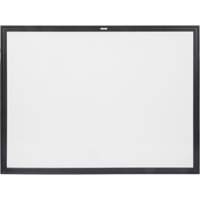 Black MDF Frame Whiteboard, Dry-Erase/Magnetic, 48" W x 36" H OR132 | TENAQUIP