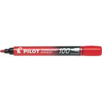 Series 100 Permanent Marker, Bullet, Red  OR457 | TENAQUIP