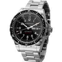 Jumbo Day/Date Automatic Watch with Stainless Steel Bracelet, Digital, Battery Operated, 46 mm, Silver  OR477 | TENAQUIP