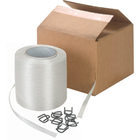 Bonded Cord Strapping, Polyester, 1/2" W x 750' L  PB027 | TENAQUIP