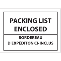 Packing List Envelopes, 4" L x 5" W, Backloading Style  PB244 | TENAQUIP