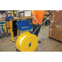 Strapping Dispenser, Polyester/Steel/Polypropylene Straps, 16"/8" Core Dia., 3"/8"/6" Roll Width PE555 | TENAQUIP