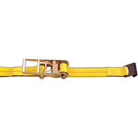 Ratchet Straps, Flat Hook, 3" W x 30' L, 5400 lbs. (2450 kg) Working Load Limit  PE951 | TENAQUIP