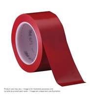 471 Vinyl Tape, 38 mm (1-1/2") W x 32.9 m (108') L, 5.3 mils, Red  AMC500 | TENAQUIP