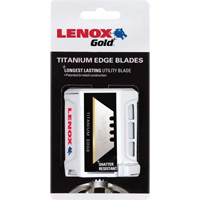 Lenox Gold<sup>®</sup> Utility Knife Blades, Single Style  PG338 | TENAQUIP
