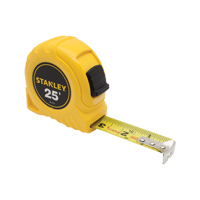 High Impact Measuring Tape, 1" x 25', in/ft. Graduations  QI280 | TENAQUIP