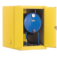 Drum Safety Cabinets, 400 lbs. Cap., Yellow  SA068 | TENAQUIP