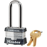 Commercial Padlock, Keyed Different, Laminated Steel, 1-9/16" Width  SA896 | TENAQUIP