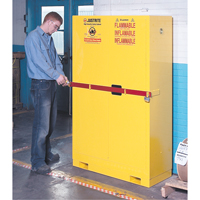 Sure-Grip<sup>®</sup> Ex High Security Flammable Safety Cabinets, 45 gal., 2 Door, 43" W x 65" H x 18" D  SAN605 | TENAQUIP