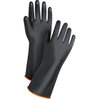 Heavyweight Chemical-Handling Gloves, Size Large/9, 14" L, Rubber Latex, 30-mil SAP220 | TENAQUIP