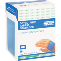Bandages, Rectangular/Square, 3", Fabric Metal Detectable, Sterile  SAY308 | TENAQUIP