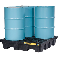 EcoPolyBlend™ Spill Control Pallets - Without Drain, 73 US gal. Spill Capacity, 49" x 49" x 10.3"  SBA848 | TENAQUIP