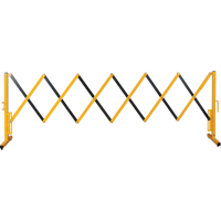 Expandable Barrier, 37" H x 11' L, Black/Yellow SDK990 | TENAQUIP