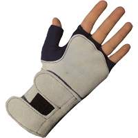 Anti-Impact Glove With Wrist Support, Large, Synthetic Palm, Slip-On Cuff  SDM265 | TENAQUIP