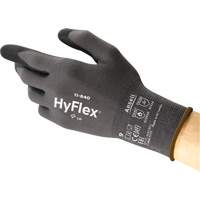 Gants HyFlex<sup>MD</sup> 11-840, 8/Moyen, Rêvetement Mousse de nitrile, Calibre 15, Enveloppe en Nylon  SDM678 | TENAQUIP
