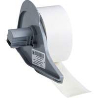 Ruban pour imprimantes d'étiquettes intérieures et extérieures, Vinyle, Transparent, Largeur de 1"  SEC555 | TENAQUIP