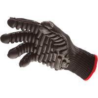 Blackmaxx Vibration Dampening Gloves, Size Medium, Synthetic Palm  SED170 | TENAQUIP