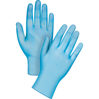 Medical-Grade Disposable Gloves, Medium, Vinyl, 4.5-mil, Powder-Free, Blue, Class 2 SGX024 | TENAQUIP