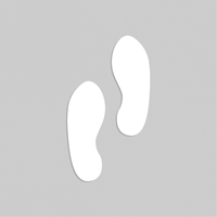 Floor Marking Stencils - Footprints, Pictogram, 20" x 20"  SEK521 | TENAQUIP