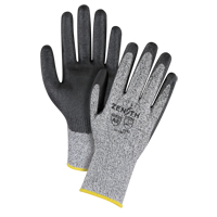 Seamless Stretch Cut-Resistant Gloves, Size Large/9, 13 Gauge, Polyurethane Coated, HPPE Shell, ANSI/ISEA 105 Level 2/EN 388 Level 3 SFV079 | TENAQUIP