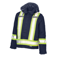 Manteau de sécurité, Bleu marine, Grand, CSA Z96 classe 1 - niveau 2  SGH049 | TENAQUIP