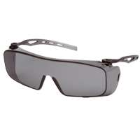 Cappture OTG Safety Glasses, Grey/Smoke Lens, Anti-Fog Coating, ANSI Z87+/CSA Z94.3  SGI173 | TENAQUIP