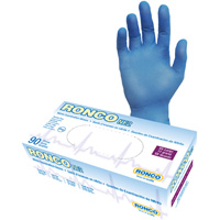 Disposable Gloves, 2X-Large, Nitrile, 4-mil, Powder-Free, Blue  SGI471 | TENAQUIP