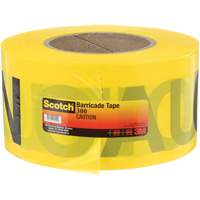 Scotch<sup>®</sup> Buried Barricade Tape, English, 3" W x 1000' L, 2 mils, Black on Yellow  SGN226 | TENAQUIP