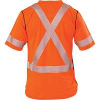 Polartec<sup>®</sup> Power Grid<sup>®</sup> High Visibility Short Sleeved T-Shirt, Polyester, 3X-Large, Orange  SGN935 | TENAQUIP