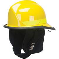 FX Series Fireman Helmet, Ratchet Suspension, Yellow  SGO922 | TENAQUIP