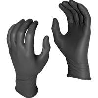 Grease Monkey<sup>®</sup> Disposable Gloves, Medium, Nitrile, 5-mil, Powder-Free, Black  SGP165 | TENAQUIP