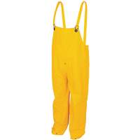Classic Series Bib Rain Pants, Large, Polyester/PVC, Yellow  SGS989 | TENAQUIP