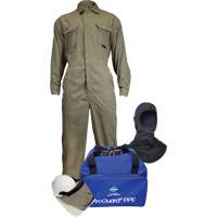 Tecgen FR Coverall Kit, PPE Category Level 2, 8 cal/cm² Arc Rating  SGV526 | TENAQUIP