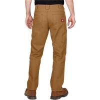 Heavy-Duty Flex Work Pants, Poly-Cotton/Spandex, Khaki, Size 38, 32 Inseam  SGX234 | TENAQUIP