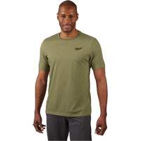 Hybrid Work Tee Shirt, Men's, 2X-Large, Green  SGY787 | TENAQUIP