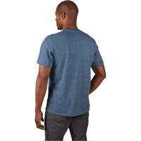 Hybrid Work Tee Shirt, Men's, X-Large, Blue  SGY792 | TENAQUIP