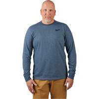 Hybrid Work Tee Shirt, Men's, 3X-Large, Blue  SGY818 | TENAQUIP