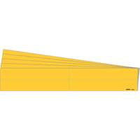 Blank Pipe Marker, Self-Adhesive, 1-1/8" H x 7" W, Black on Yellow  SH523 | TENAQUIP