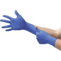 Microflex<sup>®</sup> Cobalt<sup>®</sup> N19 Multi-Purpose Exam Gloves, Medium, Nitrile, 3.9-mil, Powder-Free, Blue, Class 2  SHA324 | TENAQUIP