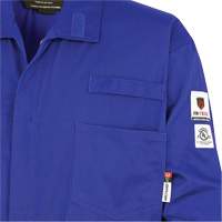 FR-Tech<sup>®</sup> 88/12 Arc Rated Flame Resistant Coveralls, Size 40, Royal Blue  SHE048 | TENAQUIP
