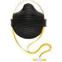 AirWave M Series Black Disposable Masks with SmartStrap<sup>®</sup> & Full Foam Flange, N95, NIOSH Certified, Small  SHH517 | TENAQUIP
