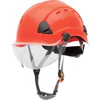 Fibre Metal Safety Helmet, Non-Vented, Ratchet, Red  SHJ277 | TENAQUIP