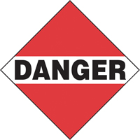 Danger Mixed Load TDG Placard, Plastic  SJ390 | TENAQUIP