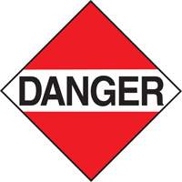 Plaque-étiquette TMD divers dangers, Vinyle  SS049 | TENAQUIP