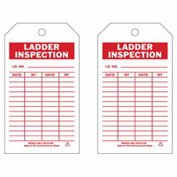 Étiquettes de rapport d'inspection, Polyester, 4" la x 7" h, Anglais  SX300 | TENAQUIP
