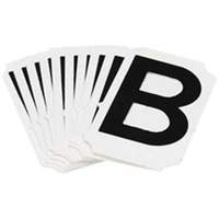 Quick-Align<sup>®</sup> Individual Gothic Number and Letter Labels, B, 2" H, Black  SZ669 | TENAQUIP